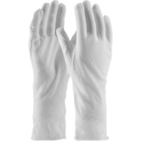 CleanTeam&reg; Premium Inspection Gloves, Cotton, Unhemmed Cuff, One Size Kelford