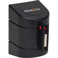 Magnetic Wall Mount Barrier with Magnetic Tape, Plastic, Magnetic Mount, 15', Black and Yellow Tape Kelford