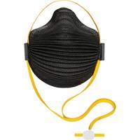 AirWave M Series Black Disposable Masks with SmartStrap<sup>®</sup> & Full Foam Flange, N95, NIOSH Certified, Small SHH517 | Kelford