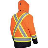 5407 Waterproof Insulated Heated Safety Jacket, Men's, Small, High-Visibility Orange Kelford