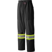 6003BKP Traffic Safety Pants, Polyester, Small, Black Kelford