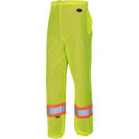 5670 Traffic Safety Pants, Polyester, 2X-Small/X-Small, High Visibility Lime-Yellow Kelford