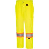 5999PW Women's  Traffic Safety Pants, Polyester, X-Small, High Visibility Lime-Yellow Kelford