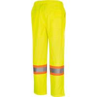 5999PW Women's  Traffic Safety Pants, Polyester, X-Small, High Visibility Lime-Yellow Kelford