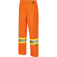 5627W Women's Waterproof Bib Pants, Polyester/Polyurethane, X-Small, High Visibility Orange Kelford