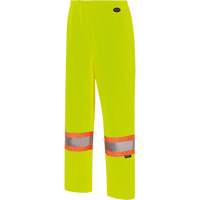 5629W Women's Waterproof Bib Pants, Polyester/Polyurethane, X-Small, High Visibility Lime-Yellow Kelford