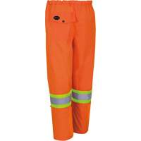 5586 450D Waterproof Safety Pants, Polyester/Polyurethane, 4X-Large, High Visibility Lime-Yellow Kelford