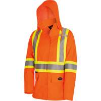 5626W The Rock Women's 300D  Quilted Safety Parka, Polyester/Polyurethane, High Visibility Orange, X-Small Kelford