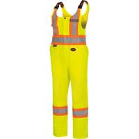 6000W Women's High-Visibility Traffic Safety Overalls, Polyester, X-Small, High Visibility Lime-Yellow Kelford