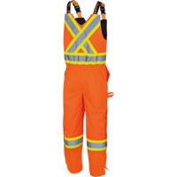 5040 Waterpoof Quilted Safety Overalls, Polyester, Small, High Visibility Orange Kelford