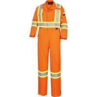5551T Flame-Gard&reg; FR/Arc-Rated Coverall, Size 40 (Tall), High Visibility Orange, 9.1 cal/cm² Kelford