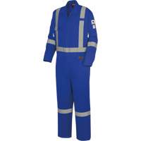 7709A "The Rock" FR-Tech&reg; High Visibility FR/Arc Rated Coveralls, Size 36, Royal Blue, 10 cal/cm² Kelford