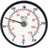 Magnetic Surface Thermometer, Non-Contact, Analogue, 0-250°F (-20-120°C) SHI600 | Kelford