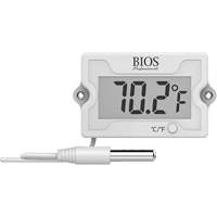 Panel Mount Thermometer, Contact, Digital, -58-230°F (-50-110°C) SHI601 | Kelford