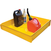 Flexible Utility Tray, 12" L x 12" W x 2 US gal. Spill Capacity Kelford