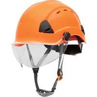 Fibre Metal Safety Helmet, Non-Vented, Ratchet, Orange SHJ273 | Kelford