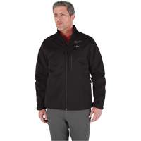Manteau chauffante M12 ToughShell avec pile, Hommes, Petit, Noir Kelford