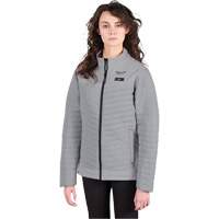 Manteau chauffant M12 Axis avec pile, Femmes, Petit, Gris Kelford
