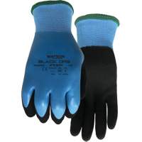 Stealth Black Ops Water-Resistant Gloves, Size Small, 15 Gauge, Rubber Latex Coated, Polyester/Glass Fibre Shell, ASTM ANSI Level A4 SHJ442 | Kelford