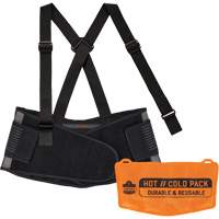Proflex 1675 Back Support Brace with Cooling/Warming Pack, Spandex, X-Small Kelford