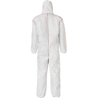 SFR Coveralls with Hood, Medium, White, Tyvek&reg; 400 Kelford