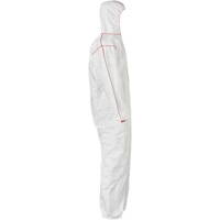 SFR Coveralls with Hood, Medium, White, Tyvek&reg; 400 Kelford