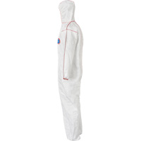 SFR Coveralls with Hood, Medium, White, Tyvek&reg; 400 Kelford