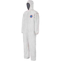 SFR Coveralls with Hood, Medium, White, Tyvek&reg; 400 Kelford