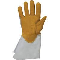 Endura&reg; 335DBP Welding Gloves, Split Cowhide/Split Elkhide, Size Small Kelford