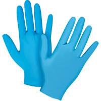 Emballages de gants jetables pour machine distributrice, Petit, Nitrile, 4,5 mils, Sans poudre, Bleu, Classe 2 Kelford