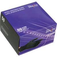 Emballages de gants jetables pour machine distributrice, Petit, Nitrile, 5 mils, Sans poudre, Noir, Classe 2 Kelford