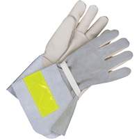 Gants de travail doubl&eacute;s avec poignet de 5", Cuir fleur de vache, Taille 10 Kelford