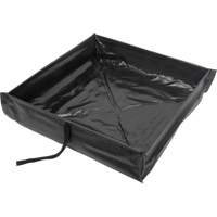 Collapsible Roll-Up Spill Berm, 15 US gal. Capacity, 2' W x 2' L x 6" H Kelford