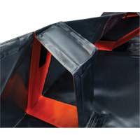 IBX Wall Pop-Up Berm, 268 US gal. Capacity, 6' W x 6' L x 12" H, Snap-Up Bracket Kelford