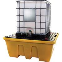 IBC Spill Pallet, 333 US gal. Spill Capacity, 66" x 66" x 27.5" Kelford