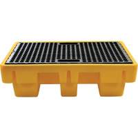 2-Drum Spill Pallet, 61 US gal. Spill Capacity, 51.5" x 36" x 15" Kelford