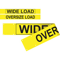 Double Sided Wide Load/Oversized Load Banner, Vinyl, 96" W x 12" H Kelford