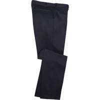 Industrial Work Pants, Cotton, Navy Blue, Size 34, 33 Inseam Kelford