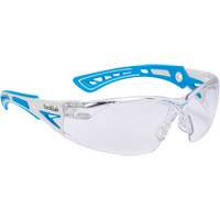 RUSH+ Safety Glasses, Clear Lens, Anti-Fog/Anti-Scratch, ANSI Z87+/Meets/Exceeds CSA Z94.3 Kelford