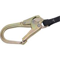 SA-6402-4 Shock Absorbing Lanyard, 4', Form Hook Center, Snap Hook Leg Ends, Polyester Kelford
