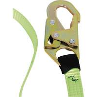 SA-54000-6 Shock Absorbing Lanyard, 6', Snap Hook Center, Snap Hook Leg Ends, Polyester Kelford