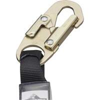 SA-5500-4 Shock Absorbing Lanyard, 4', Snap Hook Center, Snap Hook Leg Ends, Galvanized Steel Kelford