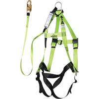 FBH-10000A6440-4 4' Class A Harness & Lanyard with 350 lbs. Capacity, Harness/Lanyard Combo Kelford