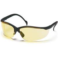 Venture II&reg; Half-Frame Safety Glasses, Amber Lens, ANSI Z87+/MCEPS GL-PD 10-12/Meets/Exceeds CSA Z94.3 Kelford