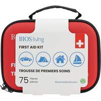 75-Piece Home & Travel First Aid Kit, Nylon Bag Kelford