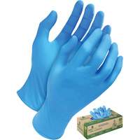Gants jetables en tri polym&egrave;re, Petit, Poly&eacute;thyl&egrave;ne, 5 mils, Sans poudre, Bleu Kelford
