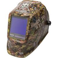 VIKING 3350 Born To Weld Welding Helmet, 3.74" L x 3.34" W View Area, 5 - 13 Shade Range Kelford