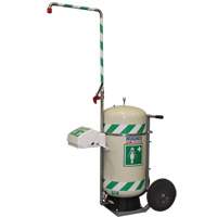 Mobile Self-Contained Emergency Safety Shower with Eye & Face Wash, 30 gal. Capacity, Meets None Kelford