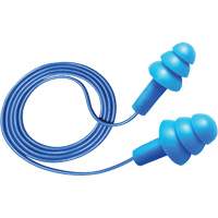 Hush 50-25 Reusable Metal Detectable Earplugs, Corded, One-Size, Bulk - Box, 25 NRR dB Kelford