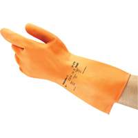 Gants ALPHATEC 87-320, Taille 7, 11,8" lo, Latex de caoutchouc, Doublure en Ouat&eacute;e, 18 mils Kelford